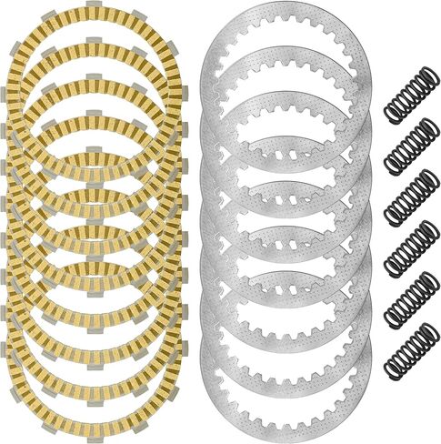 Caltric Clutch Friction Plates and Springs Compatible with Honda VT1300CT Interstate 1300 2010 2011 2012-2015 in Saudi Arabia