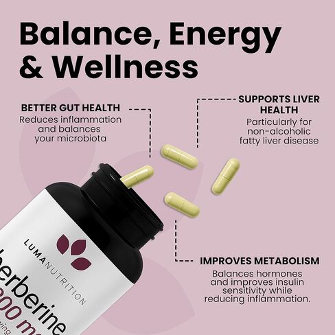 مكمل بربارين من لوما نيوترشن - بربارين 1200 مجم لكل وجبة - بربارين HCI - بربارين بلس - 60 كبسولة in Kuwait