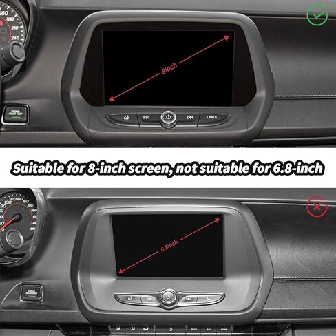 JeCar Interior Trim Kit Fit for 2017-2022 Chevrolet Chevy Camaro (Red) in Saudi Arabia