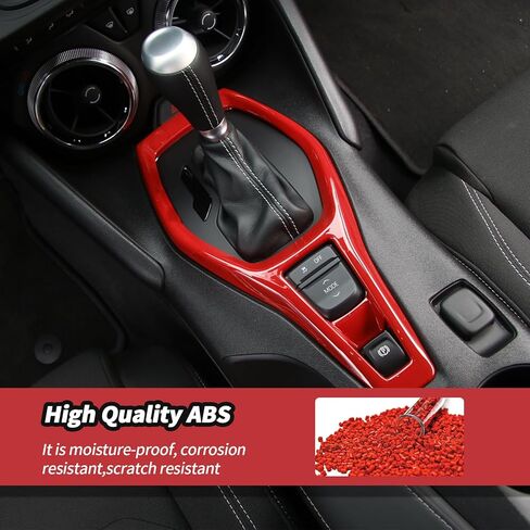 JeCar Interior Trim Kit Fit for 2017-2022 Chevrolet Chevy Camaro (Red) in Saudi Arabia