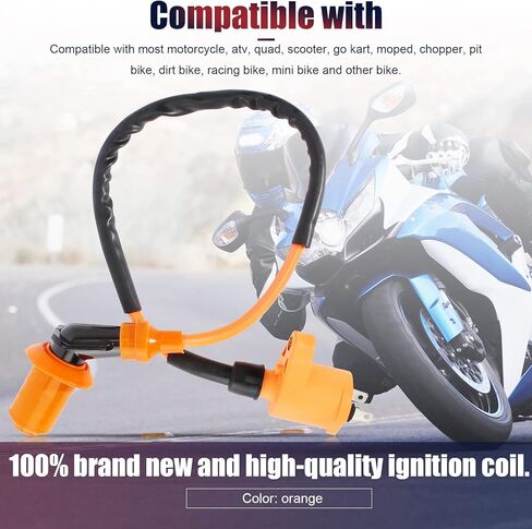 Performance Ignition Coil for GY6 50cc - 90cc 110cc 125cc 150cc 4-stroke Engine Motorcycle Scooter ATV Go Kart Moped Quad Pit Dirt Racing Bike QMJ157 QMI157 QMJ152 QMI152 Roketa Sunl Baja Kymco in Saudi Arabia