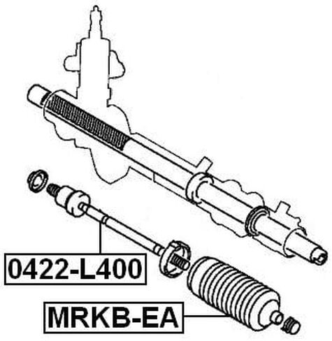 Mr151971 - وصلة محورية (نهاية الحامل) لميتسوبيشي in Kuwait