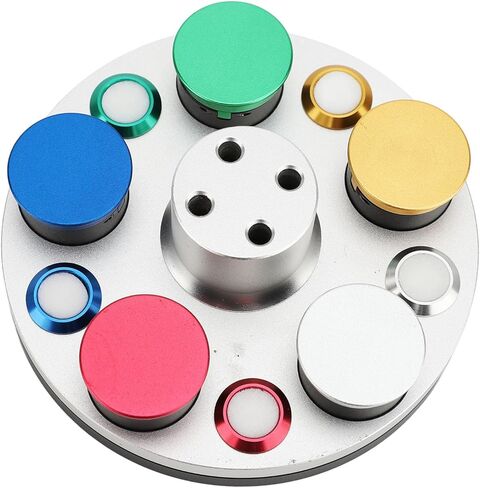 Asixxsix Watch Oiler Dish, Turntable 5 Dish Watch Oiler Repair Kit Watches Oil Immersion ToolOiler WatchOil WatchmakerOil Cup, WatchOil Dipping Tool,Watchmaker Watches Repair Accessories in Saudi Arabia