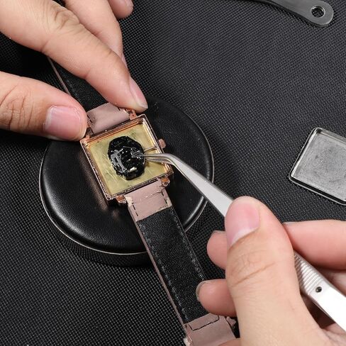 ساعة وسادة ساعة-حافظة غلاف وسادة وسادة ساعة حركة حامل وسادة جلدية ساعة-حامي تغيير طقم تصليح البطارية أداة in Kuwait