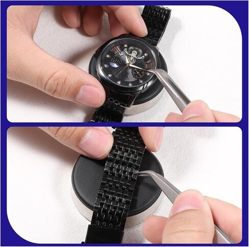 ساعة وسادة ساعة-حافظة غلاف وسادة وسادة ساعة حركة حامل وسادة جلدية ساعة-حامي تغيير طقم تصليح البطارية أداة in Kuwait