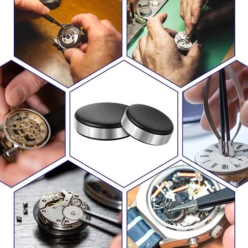 ساعة وسادة ساعة-حافظة غلاف وسادة وسادة ساعة حركة حامل وسادة جلدية ساعة-حامي تغيير طقم تصليح البطارية أداة in Kuwait