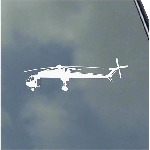 ملصق فينيل سيكورسكي CH-54 Tarhe Pilot ملصق S-64 Skycrane Army Veteran in Kuwait