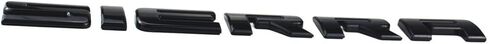 Aimoll 2pcs Sierra Nameplate Letter Emblem 3D Badge Glossy Replacement for Sierra (Black) in Saudi Arabia