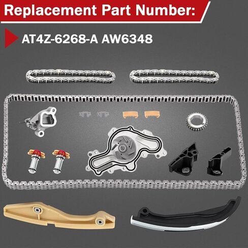 3.5 Timing Chain Kit with Water Pump Fits for Ford Explorer 13-17 Taurus 13-19 Flex 13-16,3.5L 3.7L V6,for Lincoln MKS MKX MKZ 01-06 3.5L 3.7L V6,Replace for BL3Z-6268-A AT4Z-6268-A in Saudi Arabia