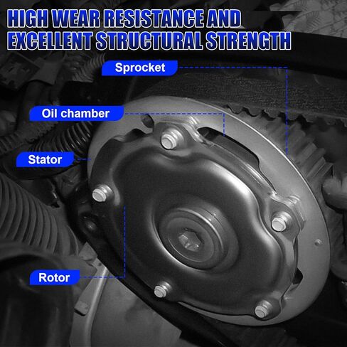 Engine Timing Intake & Exhaust Camshaft Sprocket Cam Phaser, For Chevy Trax Sonic Cruze Aveo Aveo5 Limited 1.6L/1.8L, Replace# 55568386, 55567048 in Kuwait