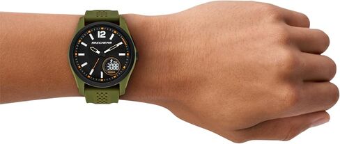 Skechers Men's Sellas Analog-Digital Green Silicone Watch (Model: SR5270) in Saudi Arabia