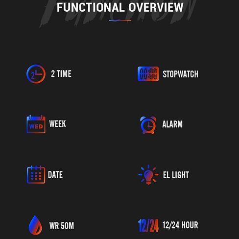 findtime Watches for Men Military Digital Watch Large Face Tactical Waterproof Watch Unique Colors Analog LED Backlight Sports Alarm Stopwatch Wristwatch for Mens Watches in Saudi Arabia