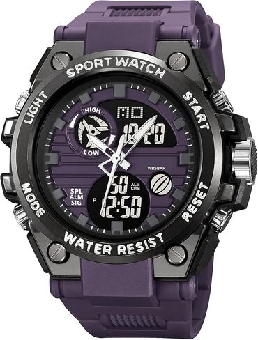 findtime Orange Men Watches Military Fashion Colorful Watch with Waterproof LED Backlight Alarm Stopwatch Features Analog Digital Electronic Quartz Sports Men's Wristwatch in Kuwait