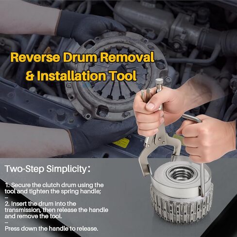 أداة طبل القابض T-47781AC، لـ 6L50E 6L80E 6L90E، أداة تثبيت إزالة الطبل 3-5-عكس و1-2-3-4، مشبك ضغط شديد التحمل من الفولاذ المقاوم للصدأ in Kuwait
