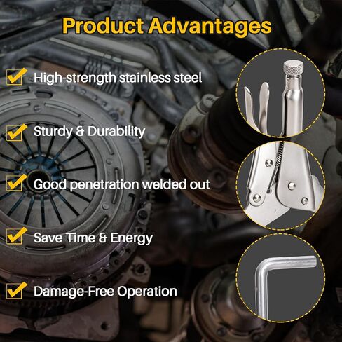 أداة طبل القابض T-47781AC، لـ 6L50E 6L80E 6L90E، أداة تثبيت إزالة الطبل 3-5-عكس و1-2-3-4، مشبك ضغط شديد التحمل من الفولاذ المقاوم للصدأ in Kuwait