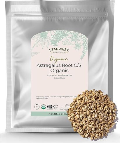 Starwest Botanicals Organic Astragalus Root Cut and Sifted, 4 Ounces in Kuwait