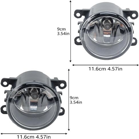 Halogen Pair Front Bumper Fog Light Lamp Bezel Cover Bracket Compatible With Nissan Frontier 2005-2019 Left & Right Side in Saudi Arabia