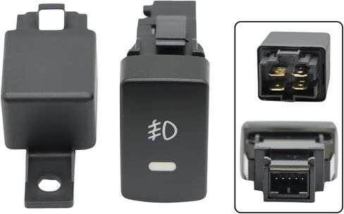 Pair Fog Lights Assembly Compatible with Accord 4DR Sedan 2013 2014 2015 Not Halogen Left and Right Side Lamp with Switch and Harness Clear Lens 33900T2AA01 33950T2AA01 in Kuwait