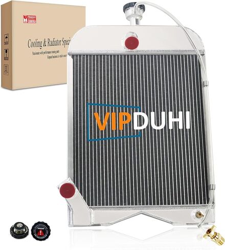 8N Radiator, Radiator Compatible with Ford 2N 9N Tractor 8N8005 86551430, 3 Row Core All Aluminum Radiator in Kuwait