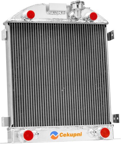 3 Row Aluminum Radiator Compatible with 1928-1929 Ford Model A Flathead Engine AT 1928 1929 28 29 in Kuwait