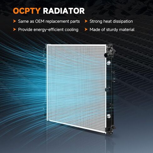 OCPTY 2585 Radiator fit for 2003-2006 for Kia Sorento 3.5L Replace# 2585,CU2585, 25311-3E250 Engine Coolant Radiator Automotive Aluminum Core Radiator Assembly in Saudi Arabia