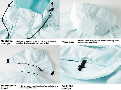 3-in-1 Ski Jacket Waterproof Windproof Winter Coat Hooded Snow Jacket with Warm Fleece Liner in Saudi Arabia