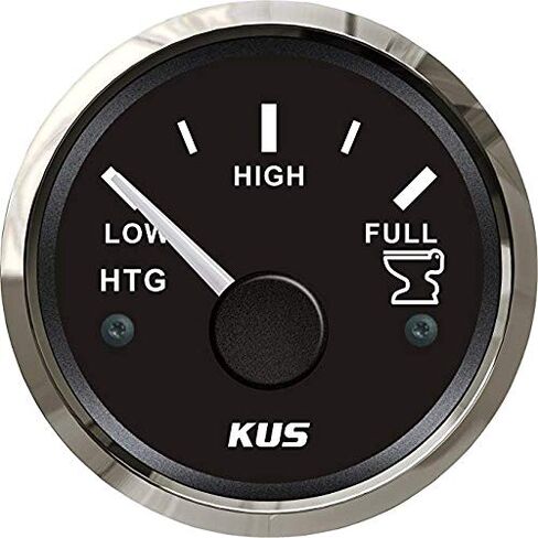 Kus Pactrade Marine Boat Holding Tank Lvl Gauge Meter 2" IP67 Backlight 0-190ohm in Saudi Arabia
