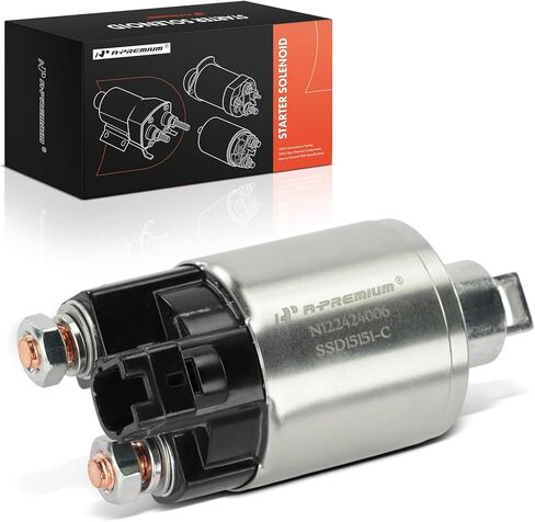 ملف لولبي A-Premium Starter متوافق مع موديلات Toyota وScion وPontiac - Corolla Matrix 2003-2008، Yaris 2006-2018، xB xA 2004-2006، Echo 2003-2005، Vibe 2003-2008 - 12V in Saudi Arabia