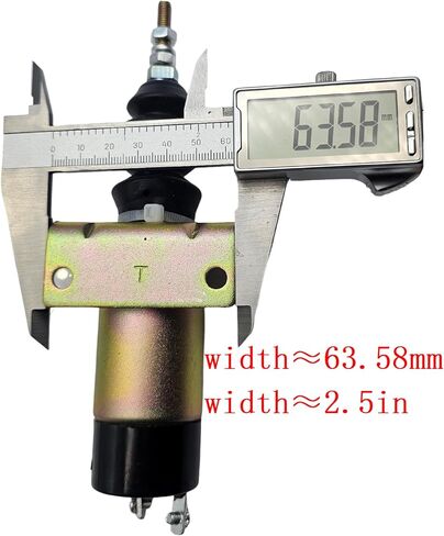 12V Fuel Shutdown Solenoid Valve 1502-12C2U1B2 150212C2U1B2 Compatible with Cummins Woodward Excavator Engine in Saudi Arabia