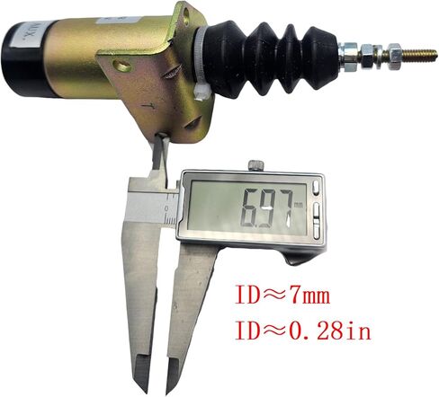 12V Fuel Shutdown Solenoid Valve 1502-12C2U1B2 150212C2U1B2 Compatible with Cummins Woodward Excavator Engine in Saudi Arabia