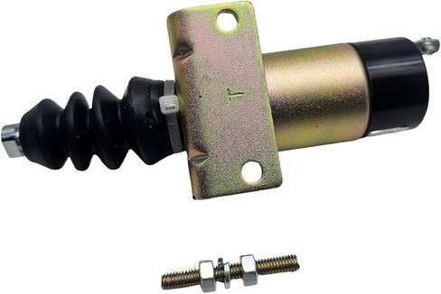 12V Fuel Shutdown Solenoid Valve 1502-12C2U1B2 150212C2U1B2 Compatible with Cummins Woodward Excavator Engine in Saudi Arabia