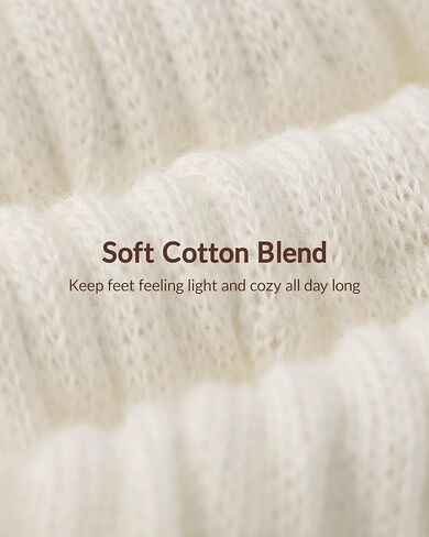 Jeasona Slouch Scrunch Socks for Women, 6 Pairs Crew Cotton Knit Scrunch Slouch Socks, 80s Style Boot Socks for Women Teen Girls, Soft Athletic Gym Calf Socks Earth Tone Gifts in Kuwait