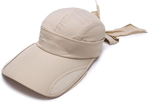 YEKEYI Wide Brim Sunhat Summer UPF 50+ Sun Protection Outdoor Hat Baseball Cap Sports Hats with Retractable Visor in Kuwait