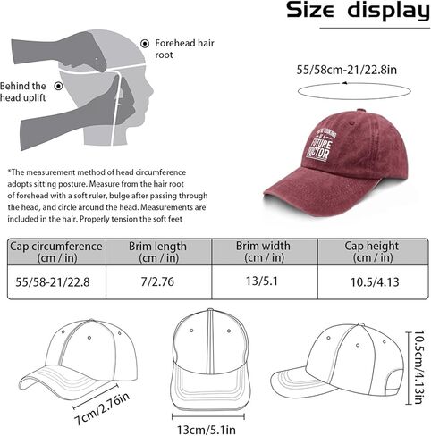 You're Looking at a Future Doctor Baseball Cap Cute hat Womens Baseball caps Gifts for Friends Hiking Cap Wine in Kuwait