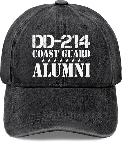 dd-214 Coast Guard Alumni caps Women’s hat Mens Golf hat Gifts for Him Cycling Caps in Saudi Arabia