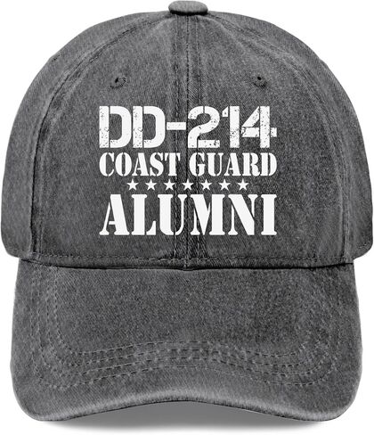 dd-214 Coast Guard Alumni caps Women’s hat Mens Golf hat Gifts for Him Cycling Caps in Kuwait