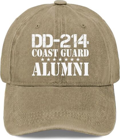 dd-214 Coast Guard Alumni caps Women’s hat Mens Golf hat Gifts for Him Cycling Caps in Saudi Arabia