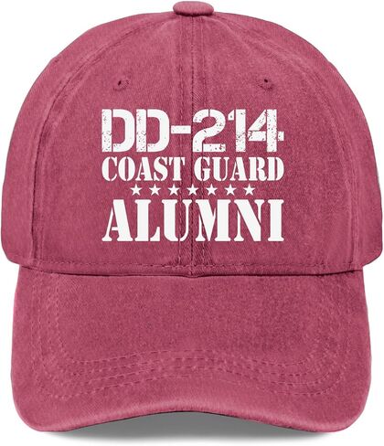 dd-214 Coast Guard Alumni caps Women’s hat Mens Golf hat Gifts for Him Cycling Caps in Saudi Arabia