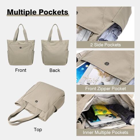 حقائب يد كبيرة من مايتوبيا للنساء، حقيبة كتف من النايلون مع سحاب، حقيبة بمقبض علوي وحقائب يومية in Kuwait