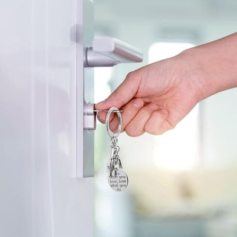 10Pcs Fishing Keychain Alloy Inspirational Keyrings Fish Fishook Boat Motivational Tag Charm Keychains for Women Men Gift Fisherman or Fishing Lovers in Kuwait