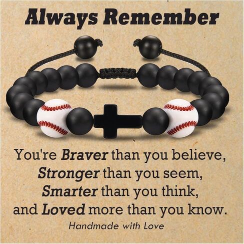 Basketball Soccer Baseball Football Gifts for Teen Boys, Bracelets for Boys Gifts Ideas for Birthday/Back to School/Christmas in Kuwait