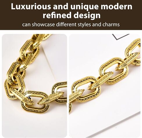 Gold Bag Chain Charms Purse Charm for Handbag Wallet Key Chain Charm Accessories Purses Bag Extender Chains for Women in Kuwait