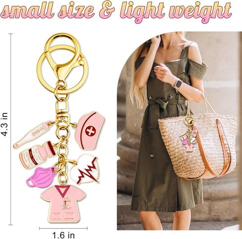 هدية تقدير الممرضات من igvean، هدايا أسبوع الممرضات، إكسسوارات سلسلة المفاتيح للممرضات، هدايا التخرج، هدية التخرج لطالبة التمريض، هدية عيد الميلاد المجيد لها in Kuwait