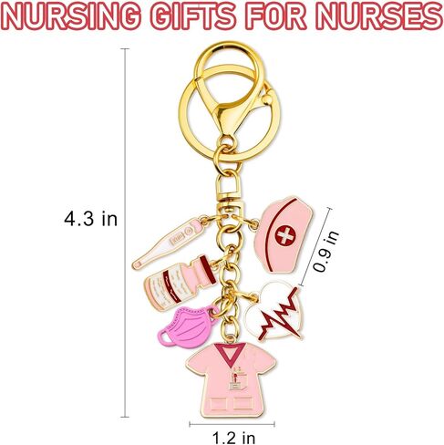 هدية تقدير الممرضات من igvean، هدايا أسبوع الممرضات، إكسسوارات سلسلة المفاتيح للممرضات، هدايا التخرج، هدية التخرج لطالبة التمريض، هدية عيد الميلاد المجيد لها in Kuwait