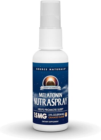 سورس ناتشورالز ميلاتونين بنكهة البرتقال NutraSpray 1.5 مجم - 2 أونصة سائلة in Kuwait