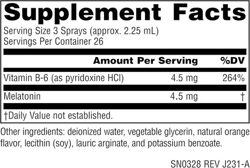 سورس ناتشورالز ميلاتونين بنكهة البرتقال NutraSpray 1.5 مجم - 2 أونصة سائلة in Kuwait