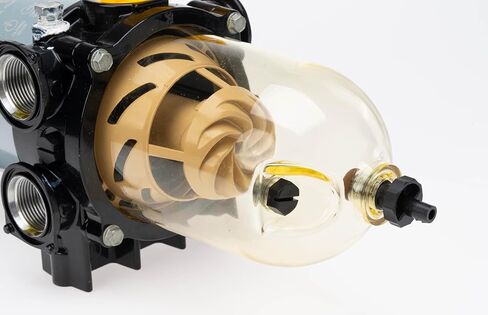 Racor 900FV10 Turbine Fuel Filter/Water Separator | 90 GPH | 10 Micron | Integrated Shut-Off Valve | Replaces Obsolete 900FH & 900FG Series | Fits Marine & Industrial Diesel in Saudi Arabia