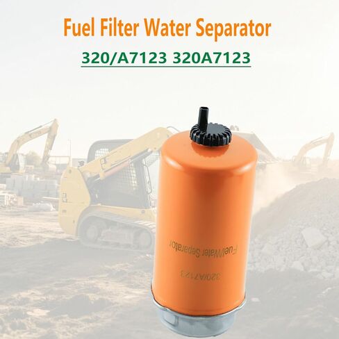 320A7123 Fuel Water Separator Filter Compatible with Caterpillar Loaders 420F 428E 430E 434E 444E JCB Skidsteer Loaders 225 250 260 270 280 Replacement 320/A7123, 32/925950, FS19981, WK8170 in Kuwait