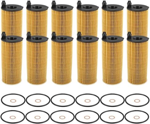 HU6014Z Engine Oil Filter Compatible with BMW 2016-2023 118i 230i 330i 430i 530i 740e X3 X4 Z4, Replaces # HU6014/1Z, 11428575211, OX813/1D, Pack of 4 in Saudi Arabia