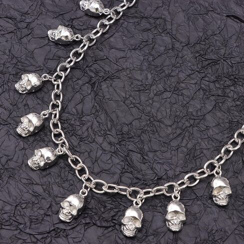 PINKPIN Wallet Pants Keychain for Jeans Gothic Punk Skull Accessory Ghost Head for Men Women Clothing Accessories in Kuwait